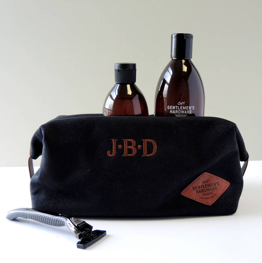 black washbag