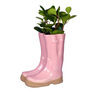 Large Pink Personalised Welly Boots Planter, thumbnail 2 of 9