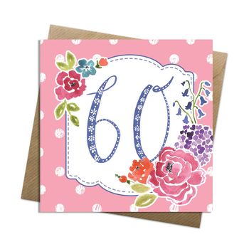 Floral Age Milestone Cards, 3 of 6