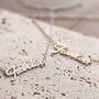 Fearless Script Taylor Swift Inspired Necklace In Stainless Steel With Adjustable Chain, thumbnail 3 of 7