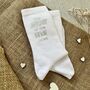 Mother Of Bride/Groom Wedding Socks, thumbnail 3 of 4