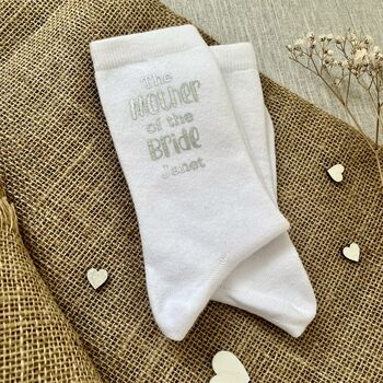 Mother Of Bride/Groom Wedding Socks, 3 of 4