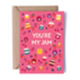 Sweet You're My Jam' Valentines Day Card, thumbnail 2 of 4