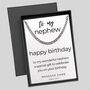 Stainless Steel Cuban Chain Wonderful Nephew Birthday, thumbnail 2 of 6