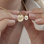 Gold Plated Or Silver Mama And Baby Bird Necklace, thumbnail 1 of 3