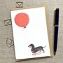 Personalised Dachshund Birthday Card, thumbnail 1 of 9