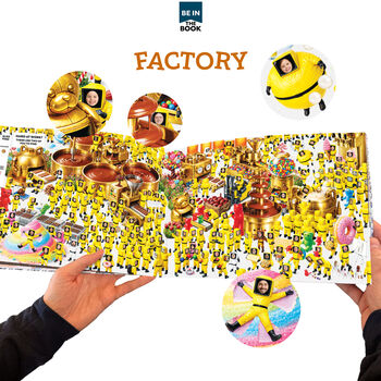 Personalised Daddy Photo Gift Book 'Wonder Where’s Dad And Three Children?', 4 of 10