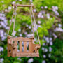 Personalised Garden Swing Hanging Bird Feeder, thumbnail 1 of 10