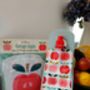 Lunch Bag And Accessories Vintage Apple Design, thumbnail 1 of 7