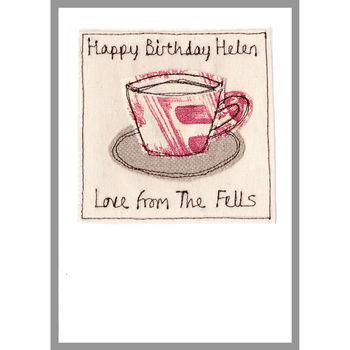 Personalised Tea Cup Birthday Card For Her, 9 of 12