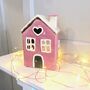 Village Pottery Heart House Tea Light Holder, thumbnail 2 of 6