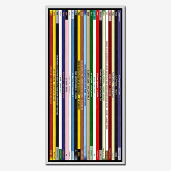 2004 21st Birthday Print Music Number Ones, 3 of 9
