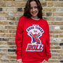 Let The Good Times Roll Women's Roller Skate Sweatshirt, thumbnail 9 of 10