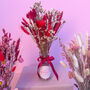 Valentines Dried Flower Gift With Vase, thumbnail 4 of 6