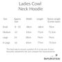 Ladies Mama Cowl Neck Hooded Sweatshirt, thumbnail 4 of 4