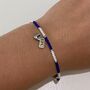 Everton Fc Bead Bracelet With Heart Charm Football Fan Gift, thumbnail 1 of 4