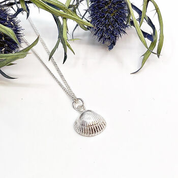 Seashell Necklace In Sterling Silver, 2 of 12
