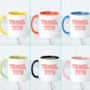 Tinsel Tits Christmas Mug, thumbnail 3 of 6