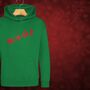 Unicorn Sleigh Kids Hoodie Christmas Jumper, thumbnail 6 of 11