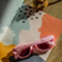Pink Angled Polygon Thick Frame Sunglasses, thumbnail 3 of 6