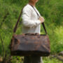 Genuine Leather Weekend Bag In Vintage Look, thumbnail 2 of 12