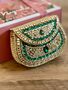 Shiraz Mini Kundan Clutch, thumbnail 1 of 6