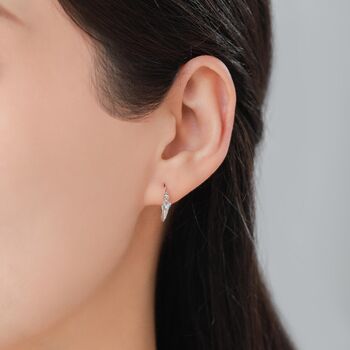 Sterling Silver Cobra Snake Hoops, 2 of 10
