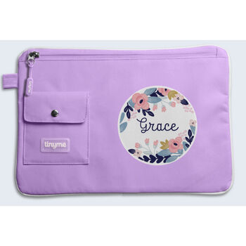 Personalised Flourish Design Kids Pencil Case, 5 of 7