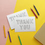 Colour In Thank You Notelets, thumbnail 1 of 6