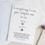 Stay Positive Little Wishes Bracelet And Card, thumbnail 3 of 12