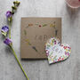 Personalised Anniversary Wildflower Seed Heart Card, thumbnail 2 of 6