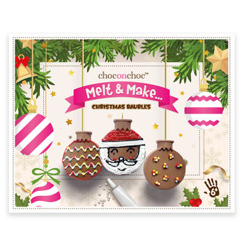 Melt And Make Your Own Chocolate Christmas Baubles, 2 of 2