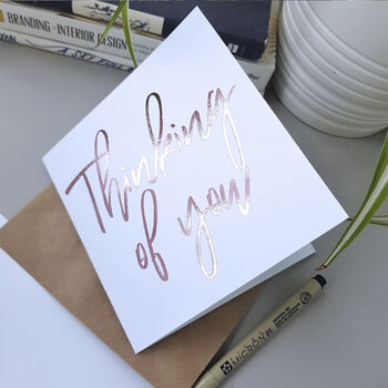 Thinking Of You Card | Sympathy Card For Friend, 3 of 3