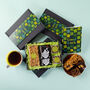 'Good Luck' Flapjack, Brownies And Tea Letterbox, thumbnail 2 of 3