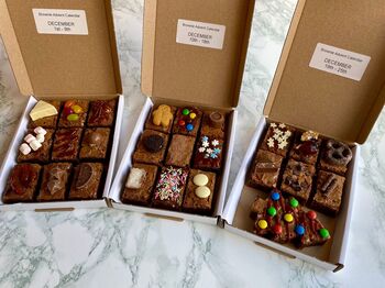 Christmas Brownie Advent Calendar, 3 of 3