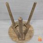Wooden Gift For Mum,Tripod Table Featuring A Hamsa Hand, thumbnail 6 of 7