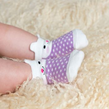 Set Of Four Pairs Of Newborn Baby Socks Bunny, 2 of 4