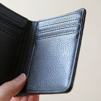 Personalised Initials Vegan Leather Wallet, 8 of 10