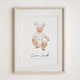 Baby Shower Gift – Personalised First Birthday Hand Drawn Baby Portrait, thumbnail 7 of 9