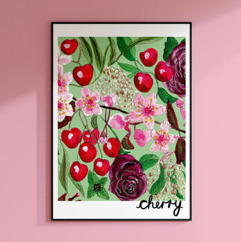 Cherry Kitchen Print, 5 of 10