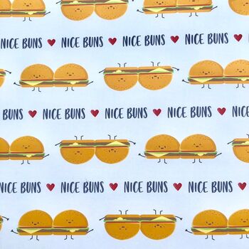 Nice Buns Cheeky Wrapping Paper, 3 of 3