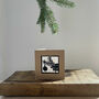 Fir Tree In Hand Linocut Christmas Card, thumbnail 1 of 5
