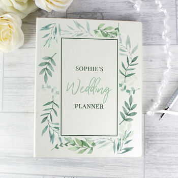 Personalised Botanical Wedding Planner, 3 of 12