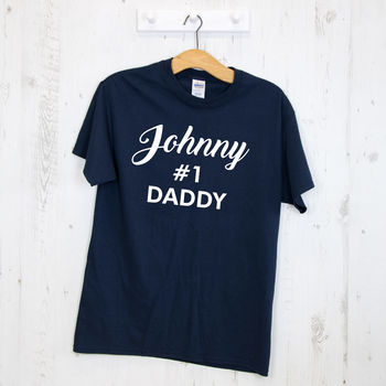 Hashtag #No.One Daddy, Father's Day T Shirt, 2 of 4