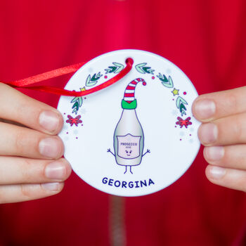 Personalised Drink Christmas Tree Decoration, 7 of 11