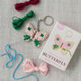 Stitch Your Own Wooden Butterfly Keyring, thumbnail 1 of 5