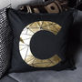 Personalised Metallic Initial Letter Cushion, thumbnail 8 of 8