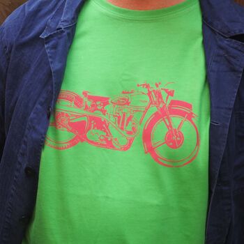 Retro Motorcycle T Shirt, 2 of 7