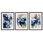 Colourful Abstract Floral Print Set Of Three, thumbnail 4 of 5
