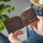 Personalised Leather Wallet With Rfid, thumbnail 1 of 9